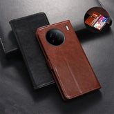 idewei Crazy Horse Texture Leather Phone Case